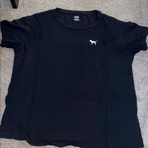 PINK BLACK AND WHITE TEE SIZE MEDIUM